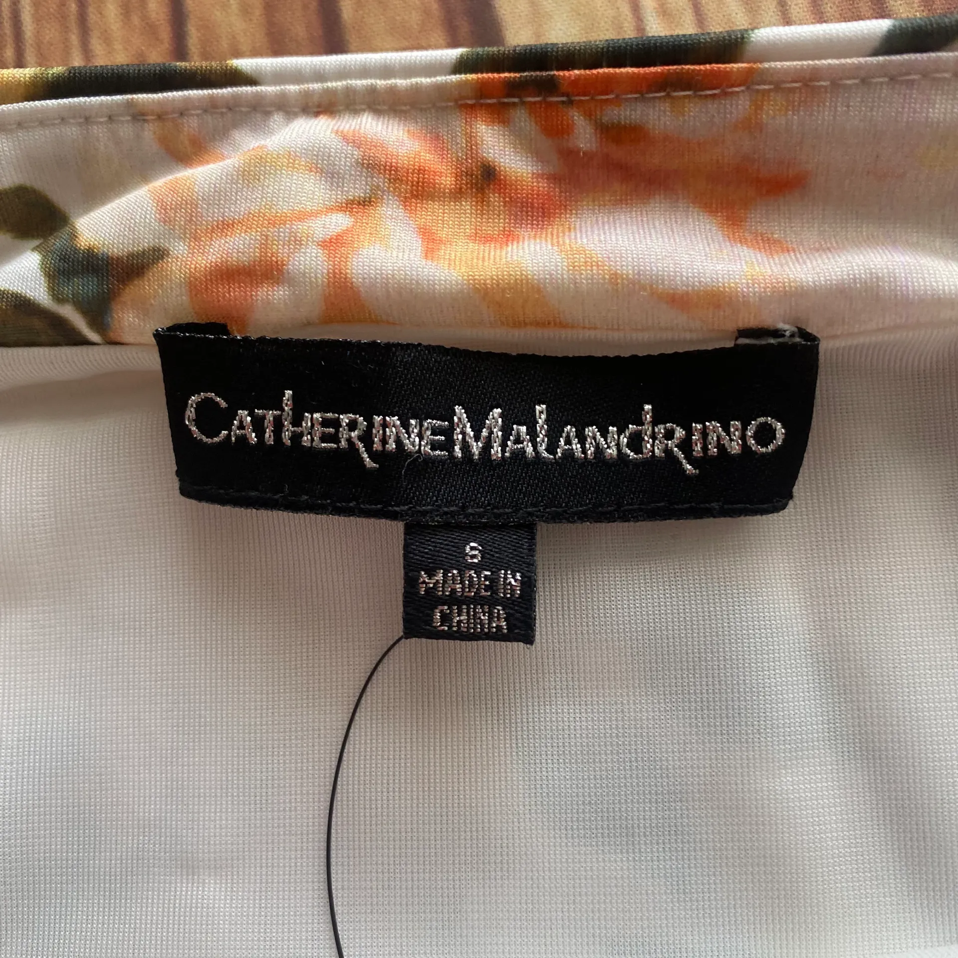 Women's Floral Print Lined Straight Skirt Size Small - Image 7