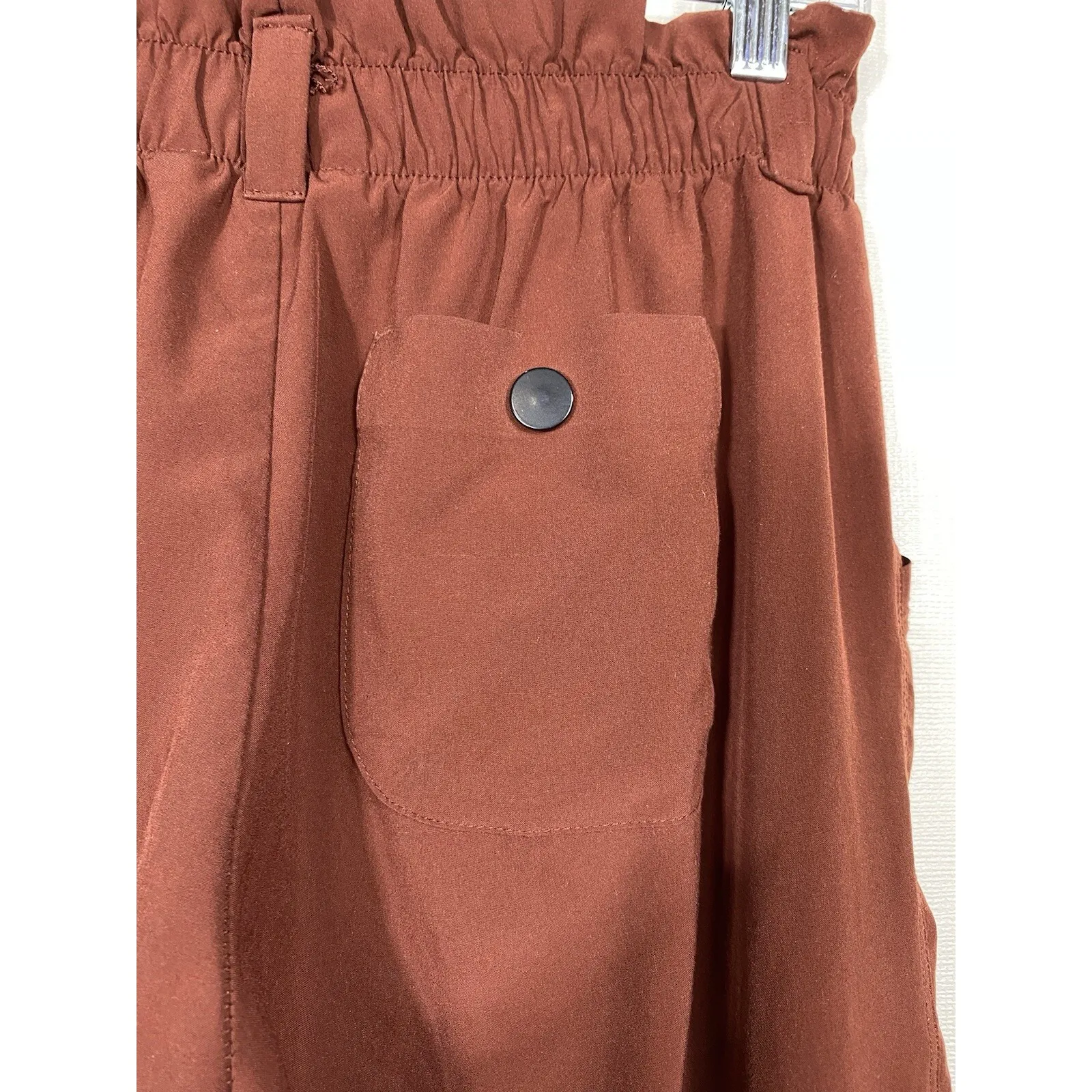 Athleta Skyline Ankle Pants Cognac Brown Paperbag High Waist‎ Sz 2 Women - Image 5