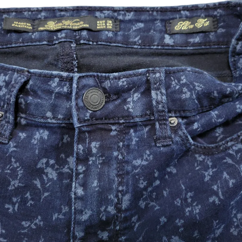 Zara Jeans Size 4 27x27.5 Womens Zara Slim Fit Jeans Stretch Skinny Jeans Floral Print  - Image 5