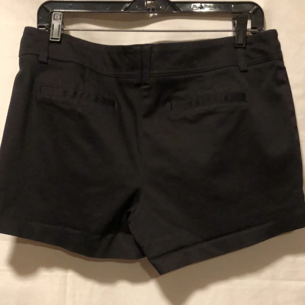 Cache Black Shorts Cotton Spandex Stretch Size 12 Side split / vent - Image 7