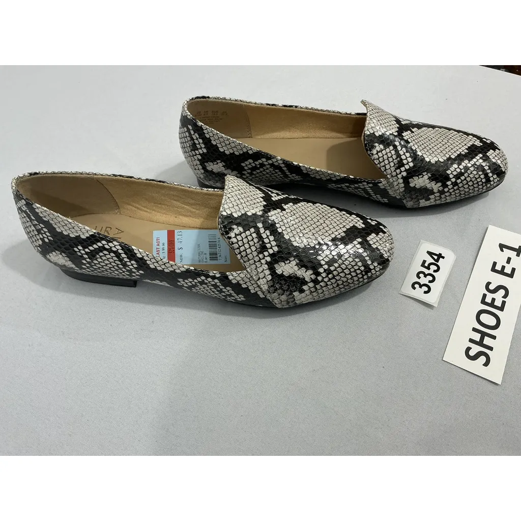 Womans Naturalizer Emiline Brown Beige Snake Print Slip On Flat Loafers 8.5 NWOT - Image 2