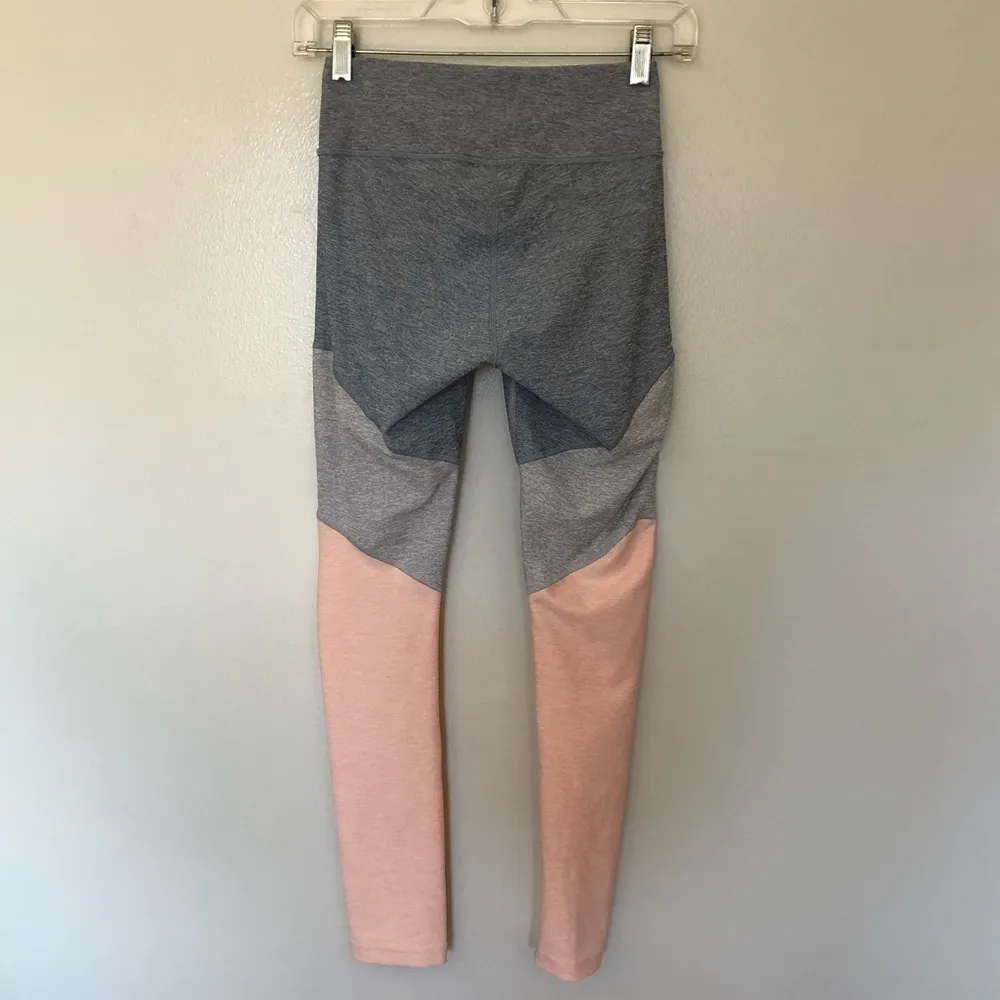 Outdoor Voices 7/8 Spring Leggings Colorblock Blue Pink XS - Image 3