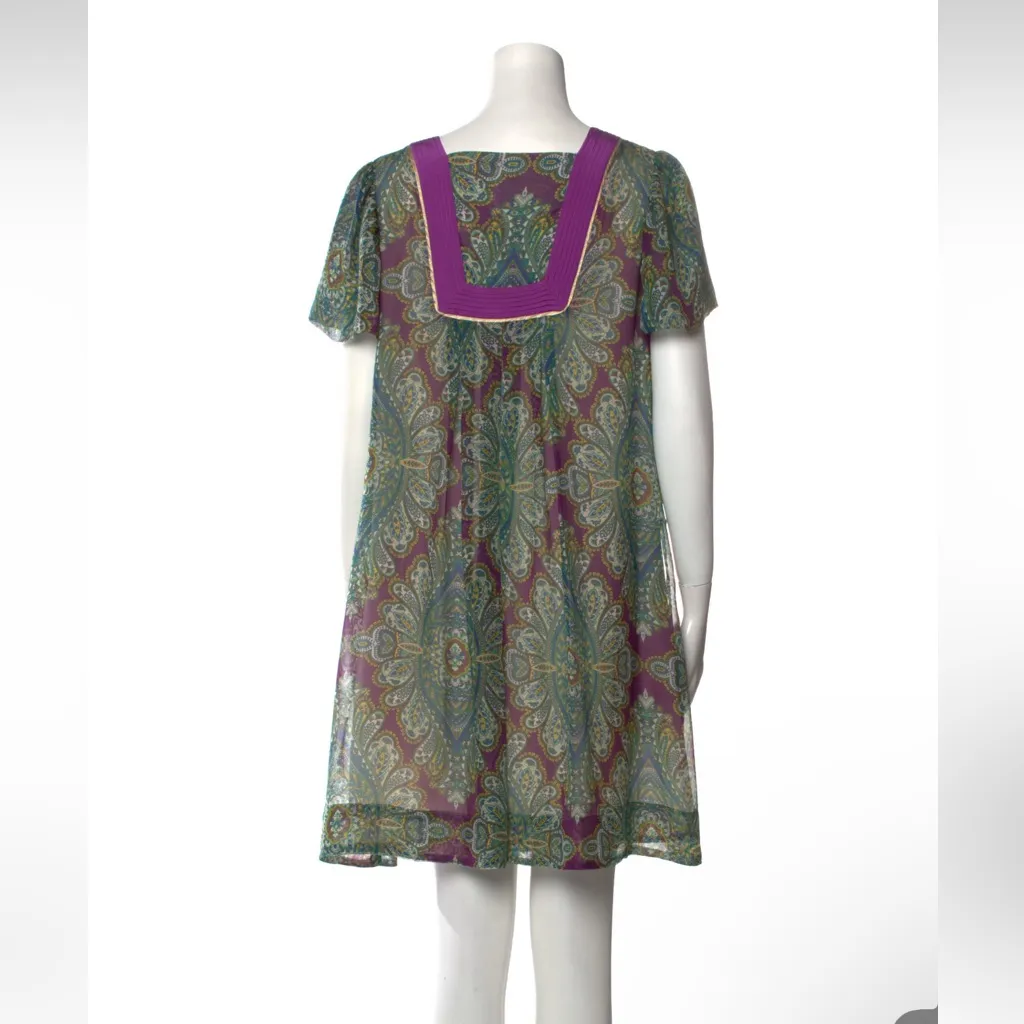 Sandro silk knee‎ length dress size 2 - Image 3