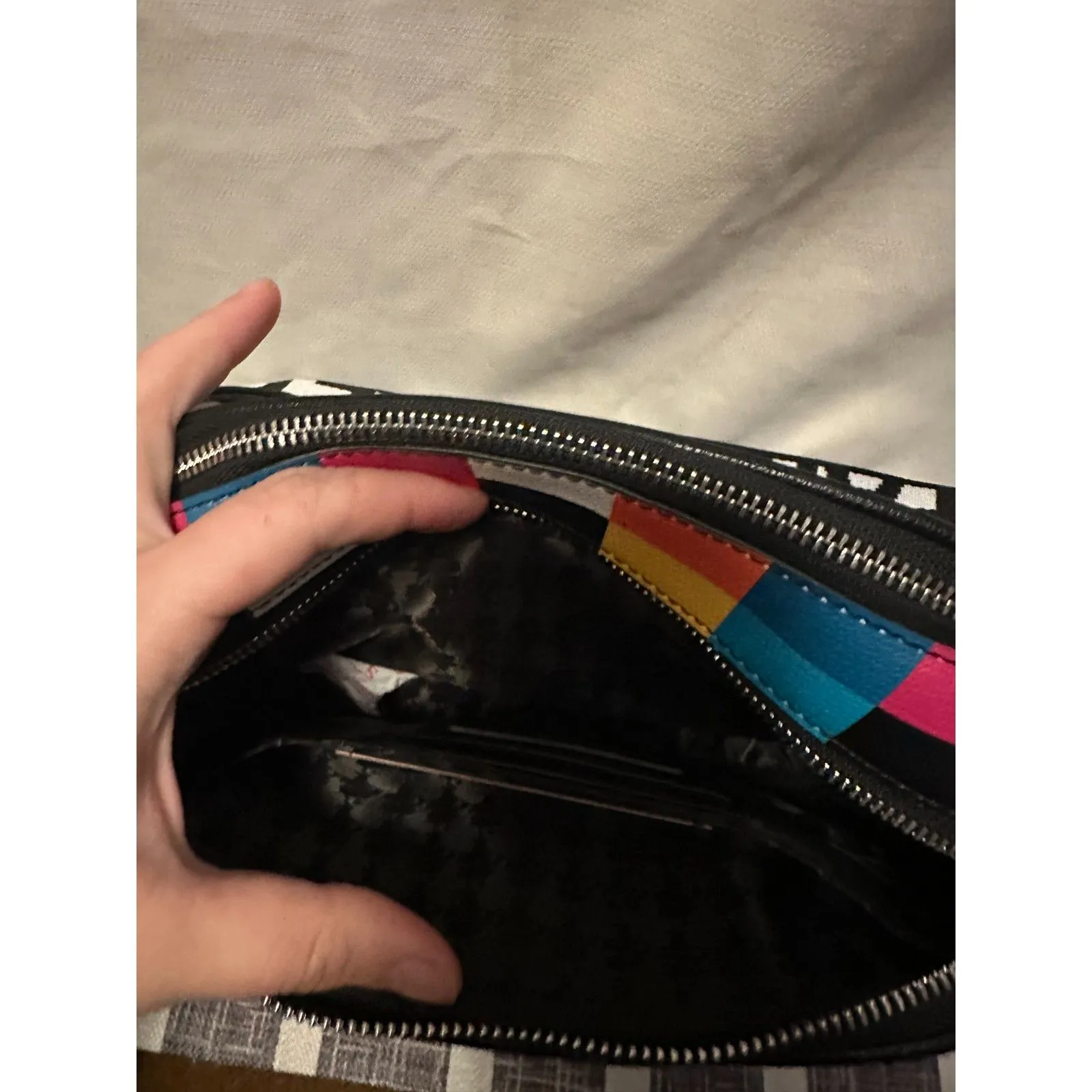 New New KARL LAGERFELD PARIS Maybelle Multicolor Crossbody Bag Handbag - Image 5