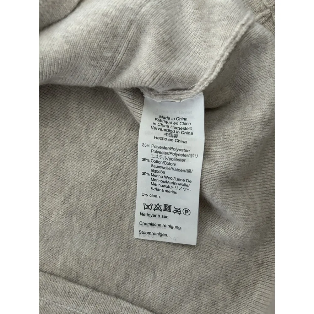 J. Crew Merino Wool Blend Collared Button Up Sweater/Cardigan Size XS Career - Image 7