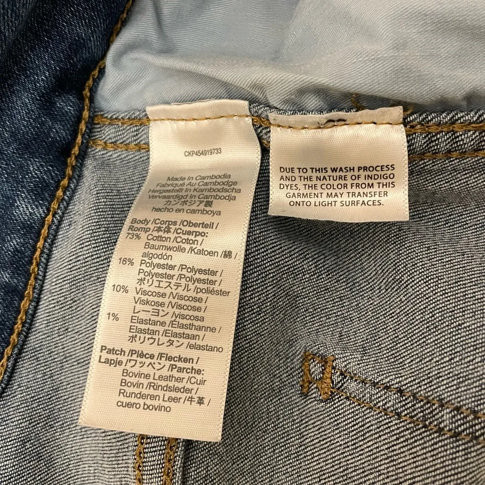 Madewell Blue 10” High Rise Skinny Jeans Classic Style - Image 6