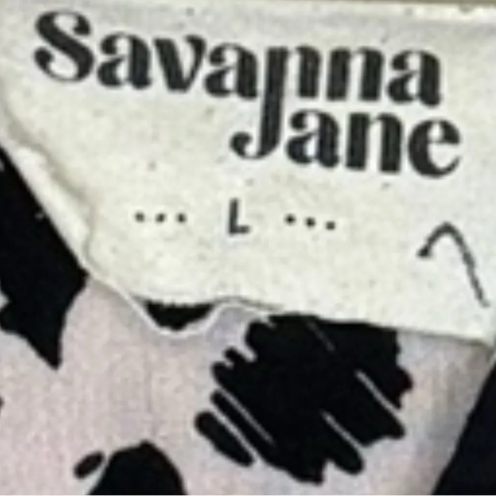 Savanna Jane Floral Embroidered Cheetah Print Dress Size L Size L - Image 9