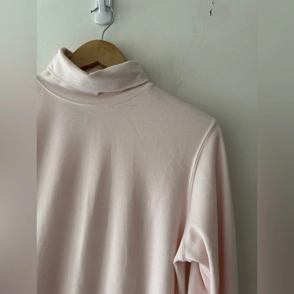 L.L. Bean Light Pink Turtleneck Long Sleeve - Image 2