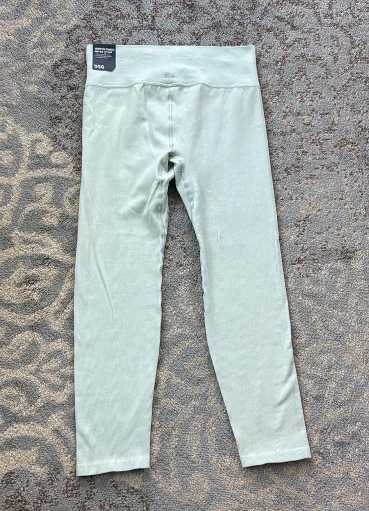 DSG Momentum High Rise Seamless Leggings Pale Seaglass Large Green - Image 5