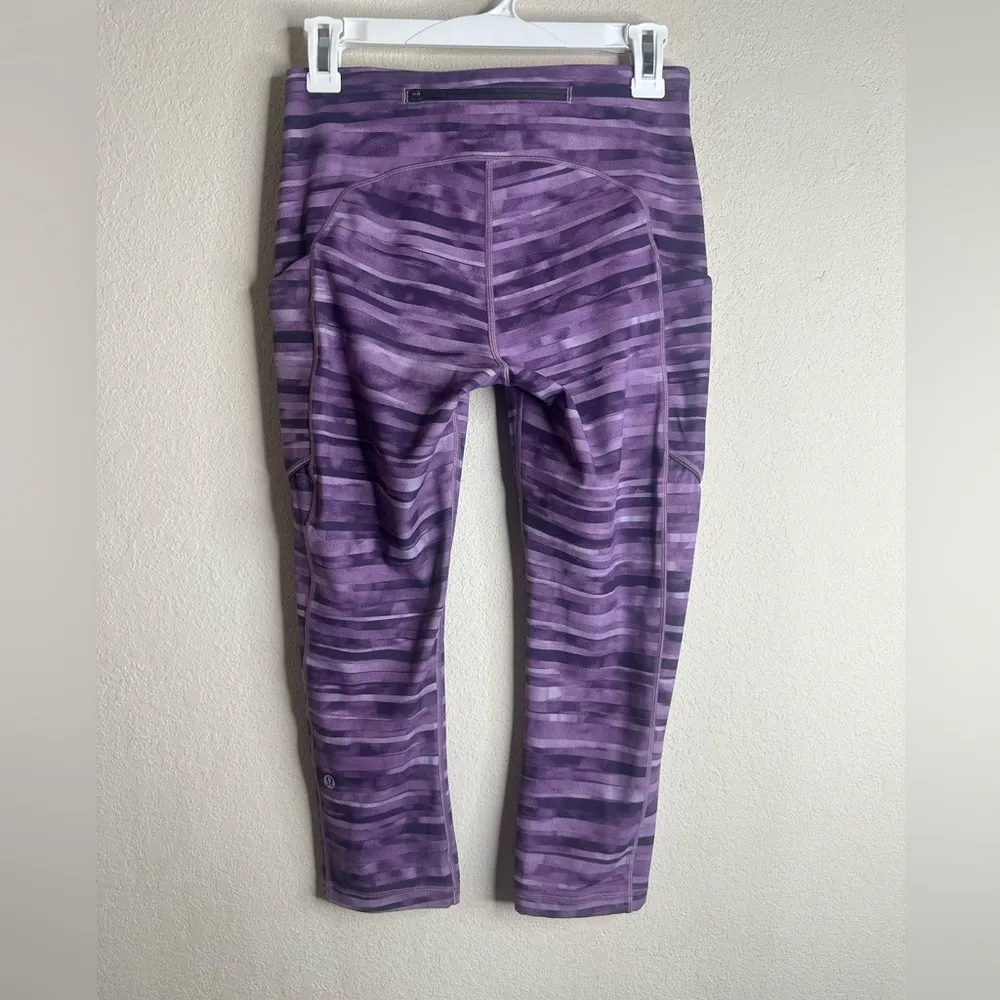 Lululemon Speed Up Crop 21" Shadowed Smoked Mullberry - Image 3