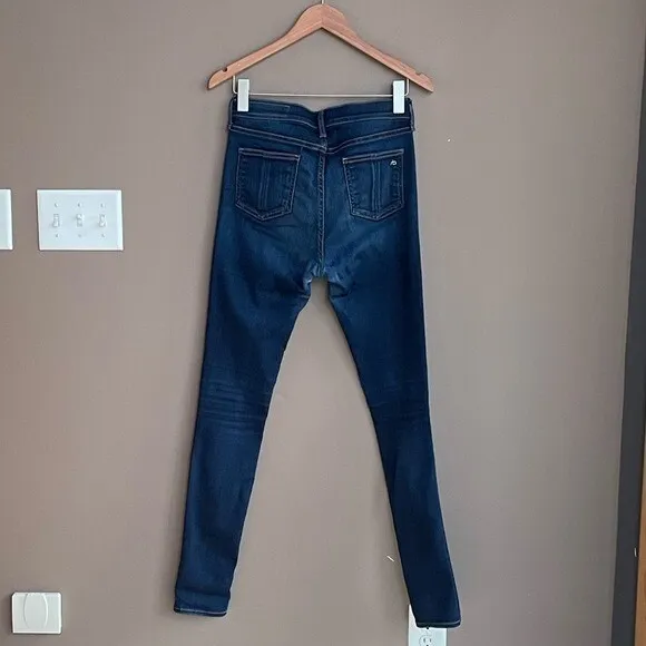 Rag & Bone High Rise Ankle Skinny in Bedford Size 27 - Image 5