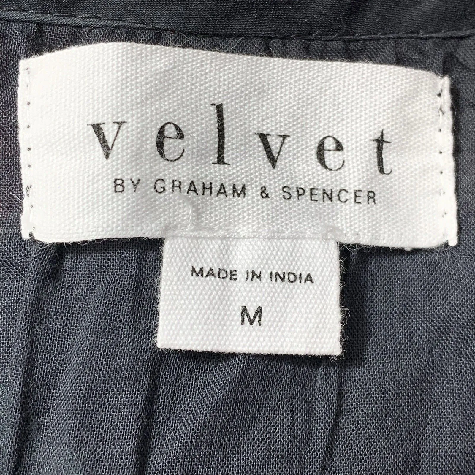 Velvet by Graham & Spencer Floral Dress Size M Puff Sleeve Boho Cotton Silk Size M - Image 6