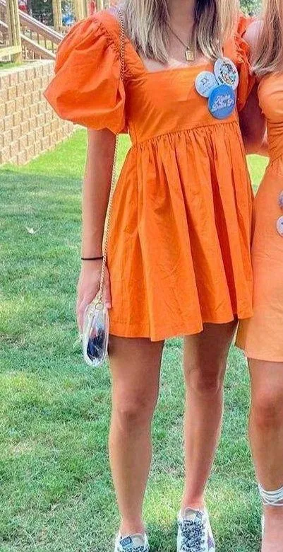 Showpo Orange Mini Dress - Image 3