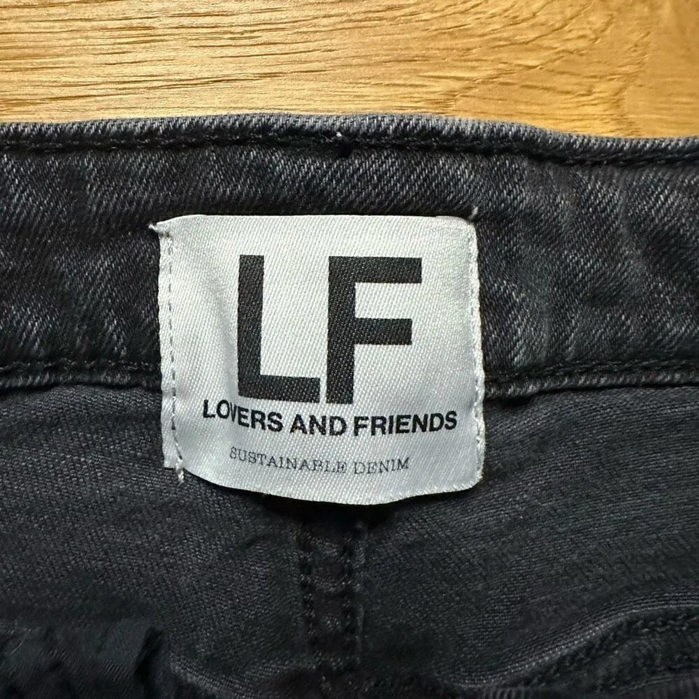 Lovers and friends high rise stretch skinny jeans black 28 - Image 2