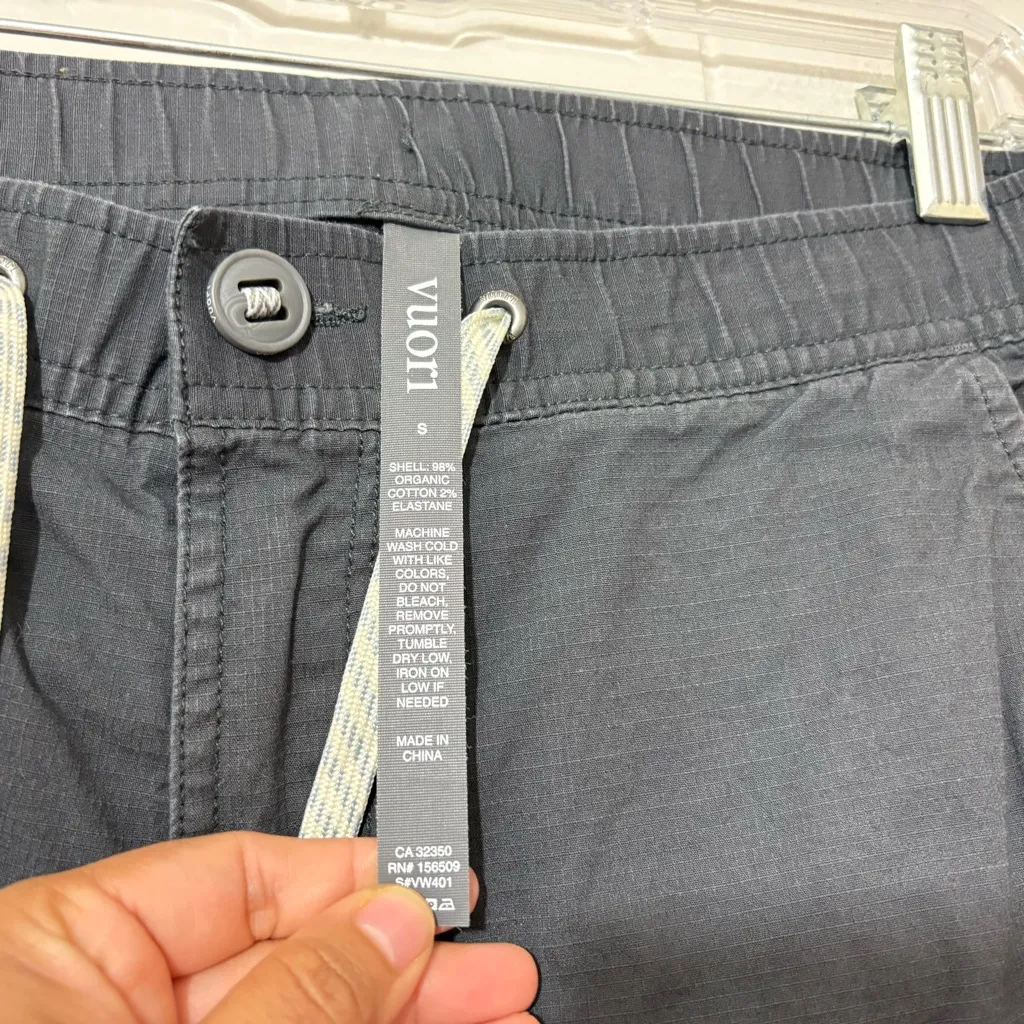 VUORI  Ripstop  Charcoal Style VW401 Size S (READ) - Image 8