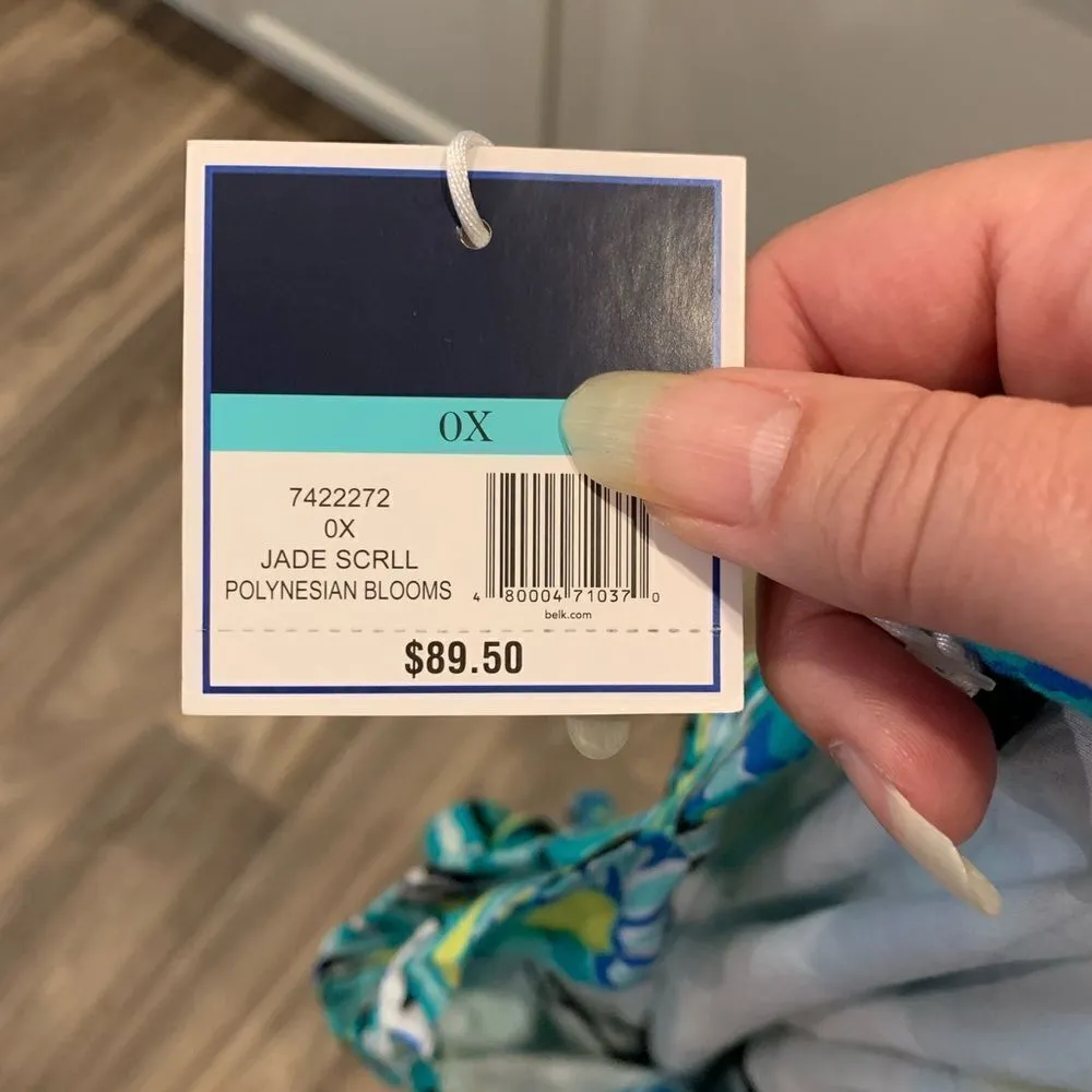 Kaari Blue Blouse Size 0X NWT - Image 7