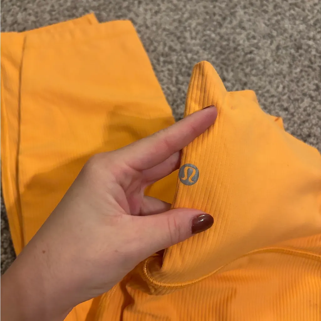 Lululemon Athletica Vibrant Yellow Leggings - Image 2