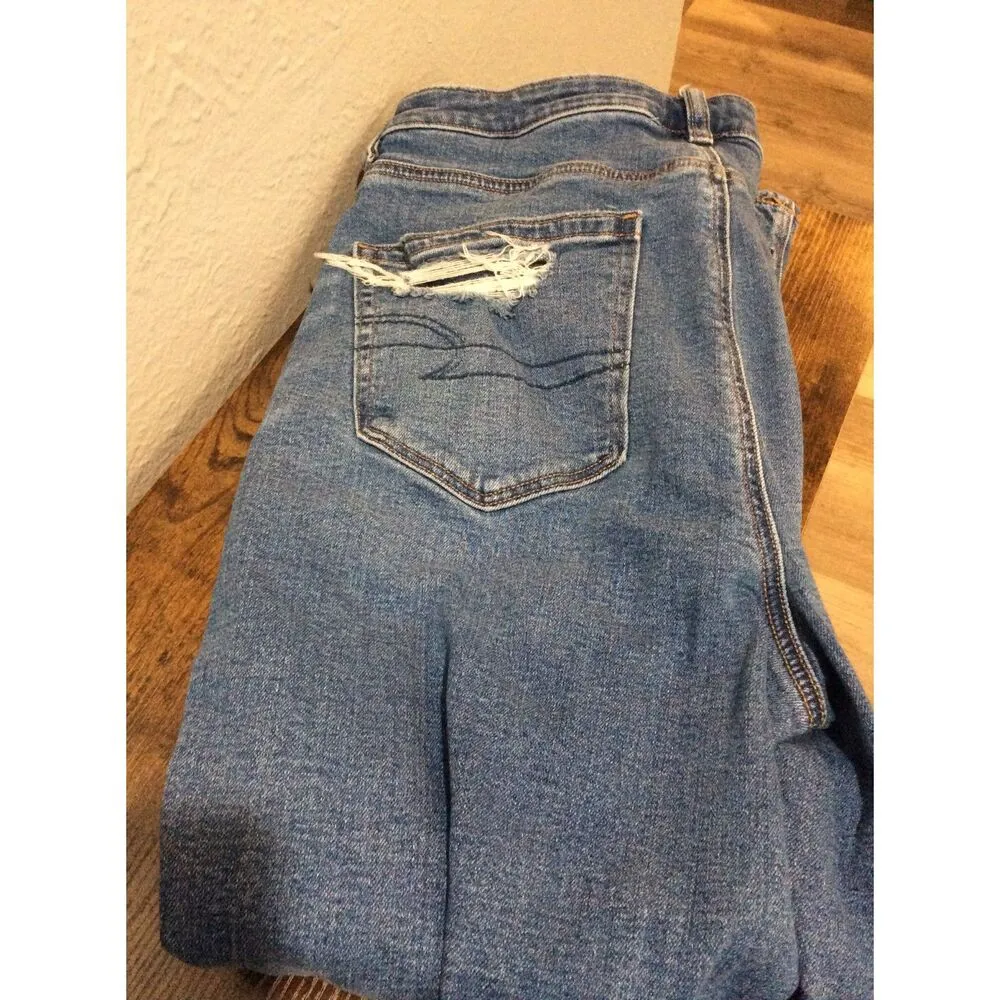 American Eagle Mom Jeans Size 12 destroyed womens - Image 4