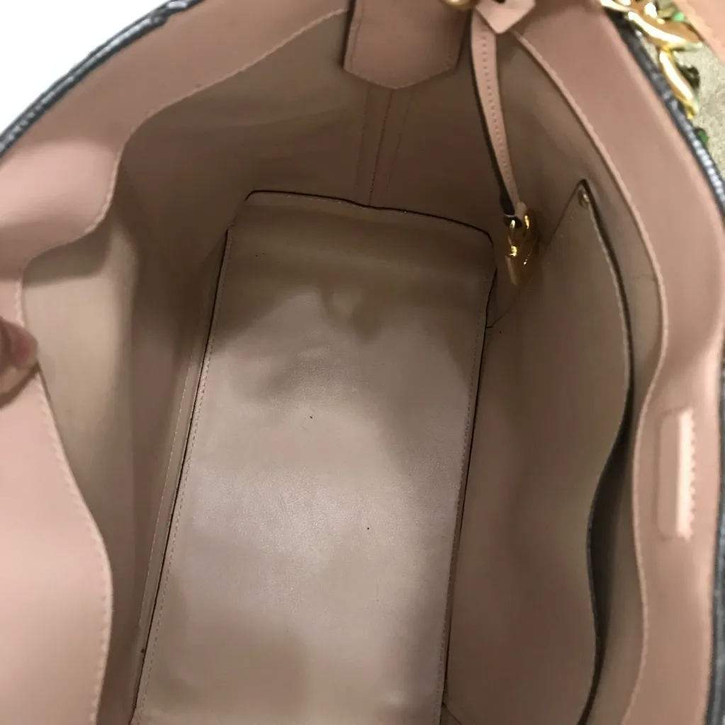 Michael Kors Hates Large Pink Leather Bucket Shoulder Bag EUC - Image 6