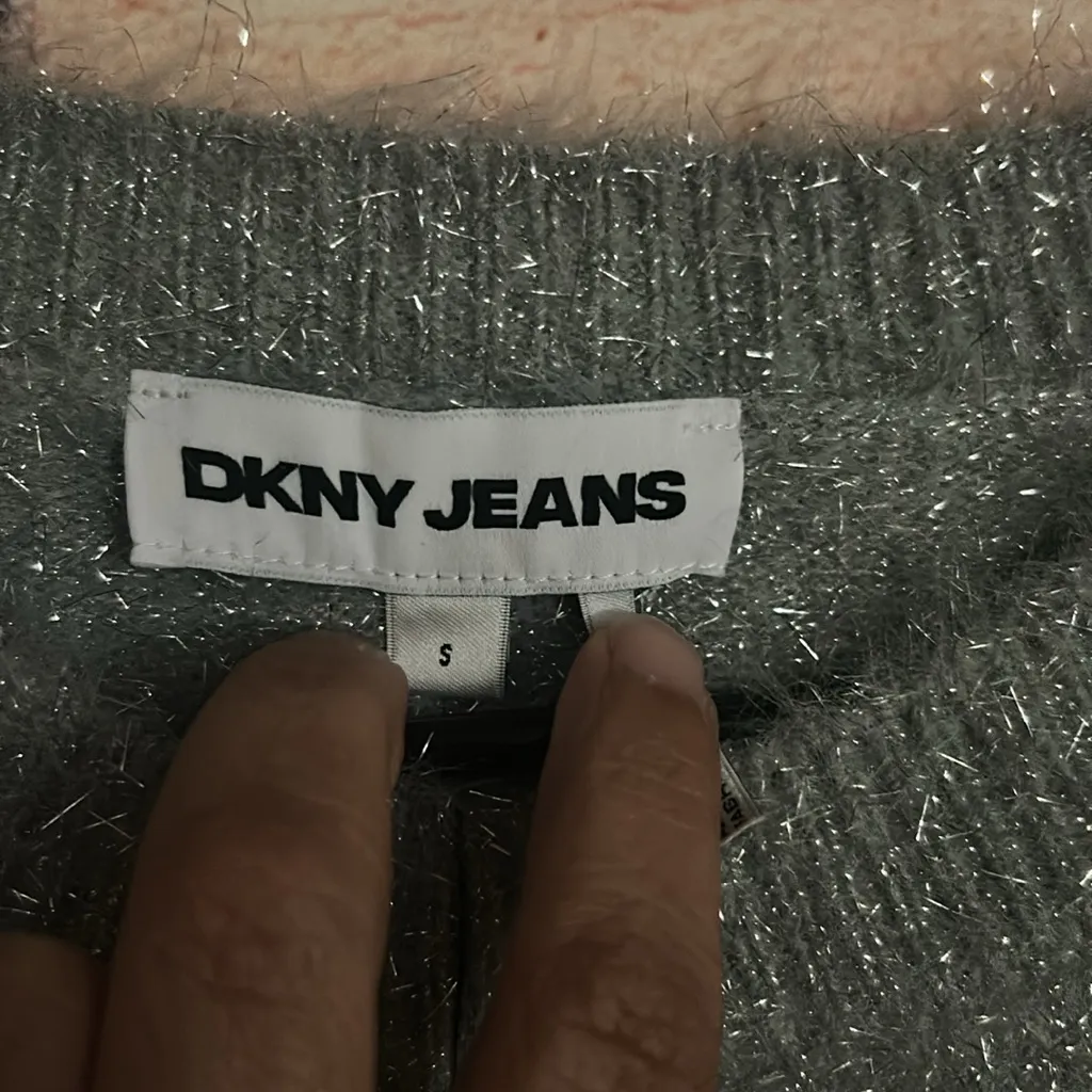 DKNY Sparkling Gray Women's Sweater - Image 2
