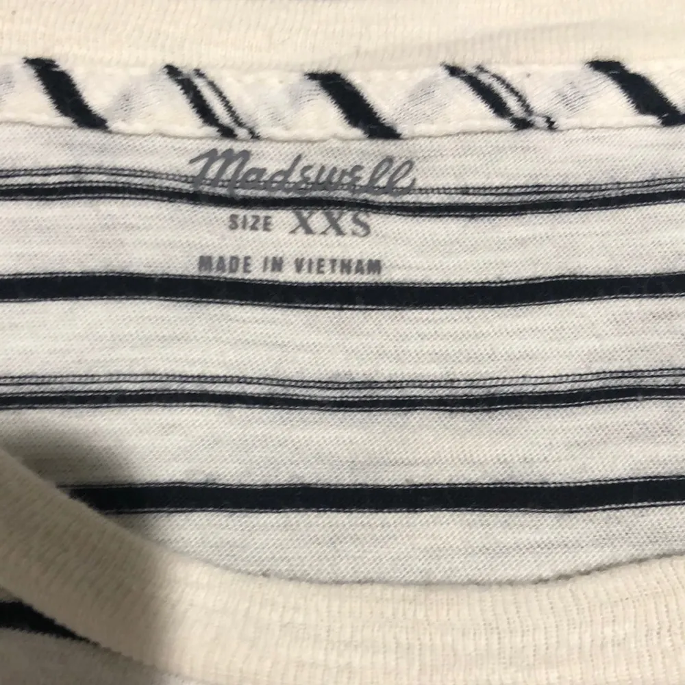 Sailor striped tee THIS OR THAT madewell cap sleeve - Image 3
