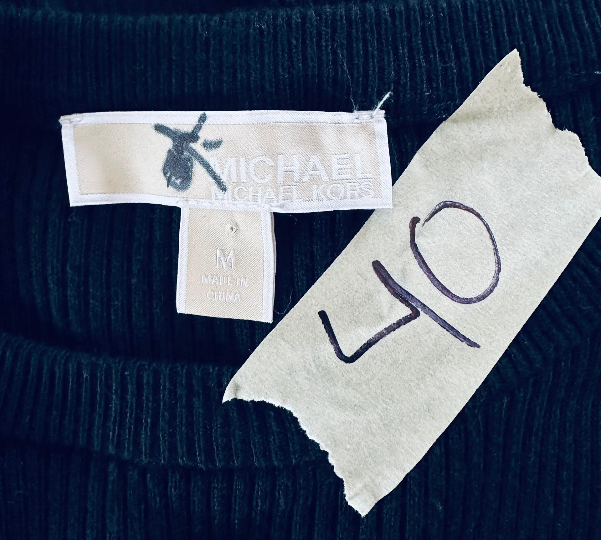 Off Shoulder Blouse in Black, Size M, Cotton - Image 9