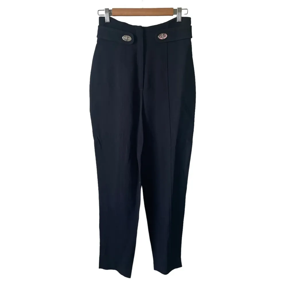 Proenza Schouler Cady Pencil Leg Pants Black Size 6 - Image 72