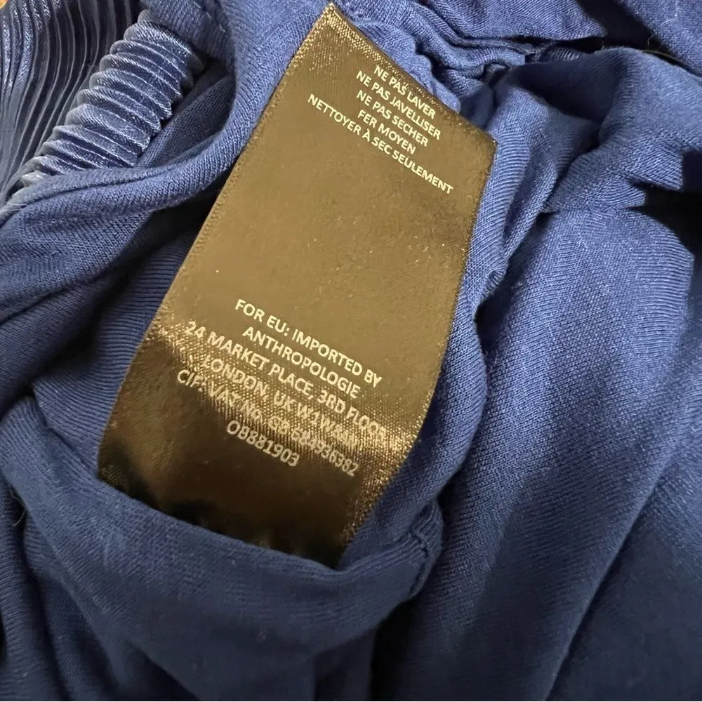 Anthropologie Maeve Sonata Royal Blue Jumpsuit Playsuit Romper SIZE 2 NWT - Image 9