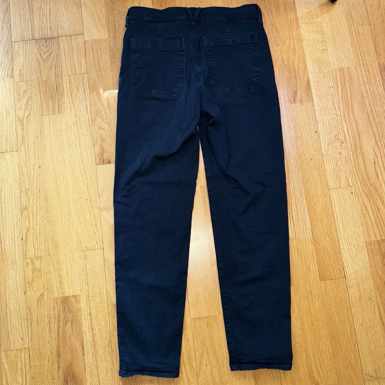 Veronica Beard Women's Ayla Chino Pants Straight Leg Navy Blue Size 26/2 EUC - Image 3