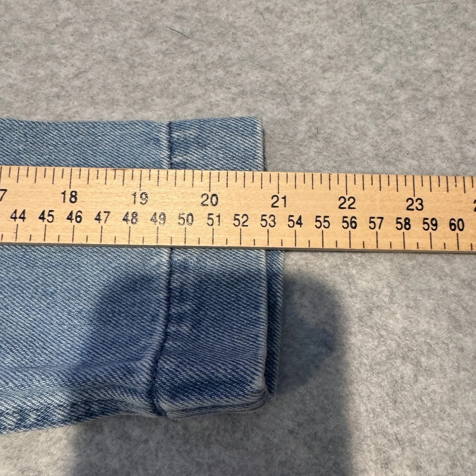 H&M x Coachella Festival Jean Jacket Womens 4 Blue Denim Embroidered NEW - Image 16