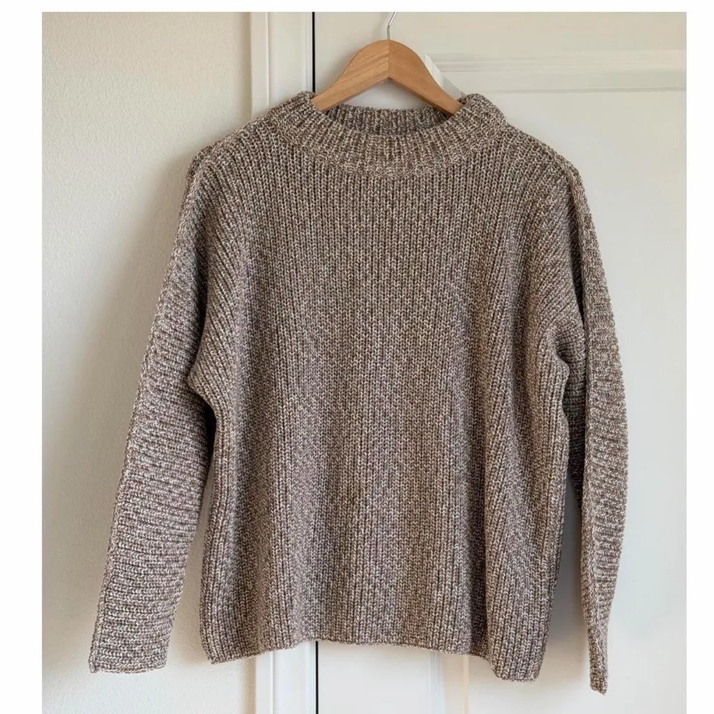Frank & Eileen Montecito Sweater in Sandstone, Size X-Small - Image 6