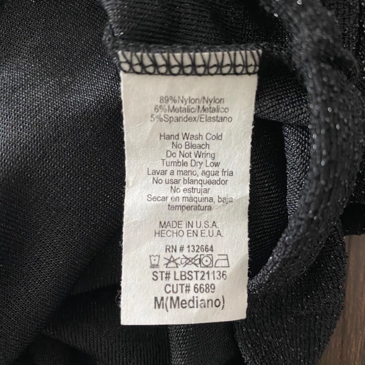 Early 2000's Whimsygoth Goth Grunge Black Glitter Off The Shoulder Crop Top M Size M - Image 6