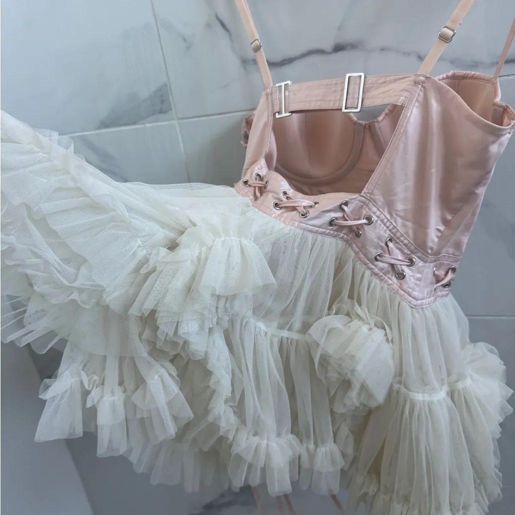 Victoria’s Secret rare vintage Ballerina Things dress/costume/lingerie -size 34C - Image 4