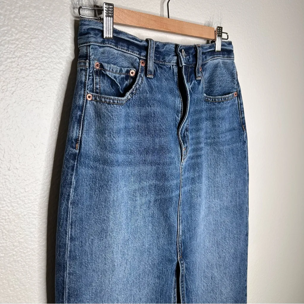 Pistola Alice High Rise Midi Skirt in Fairfax 27 - Image 4