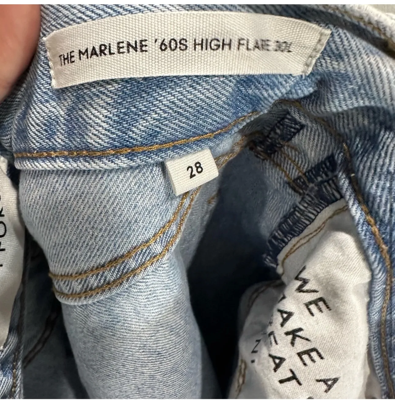 Denim Forum The Marlene '60s High Rise Flare - Image 5