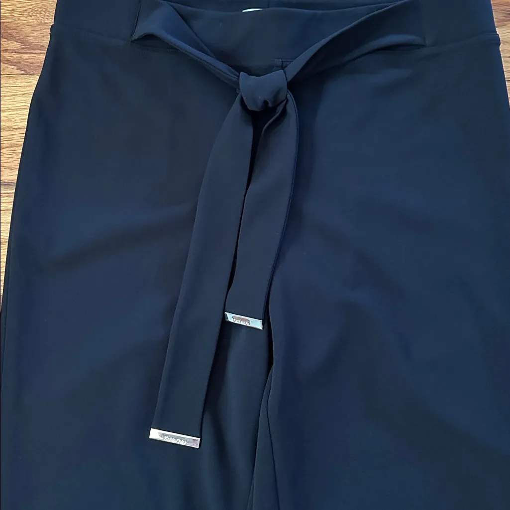 Calvin Klein Black Women's Slip On Trousers Sz L - Image 4