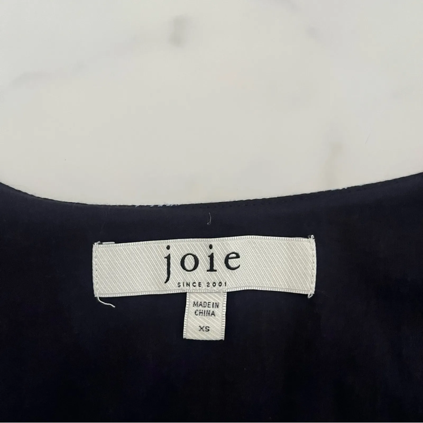 Joie Jade babydoll Mini Dress Graphite cotton floral Sz S cottage core peasant - Image 4