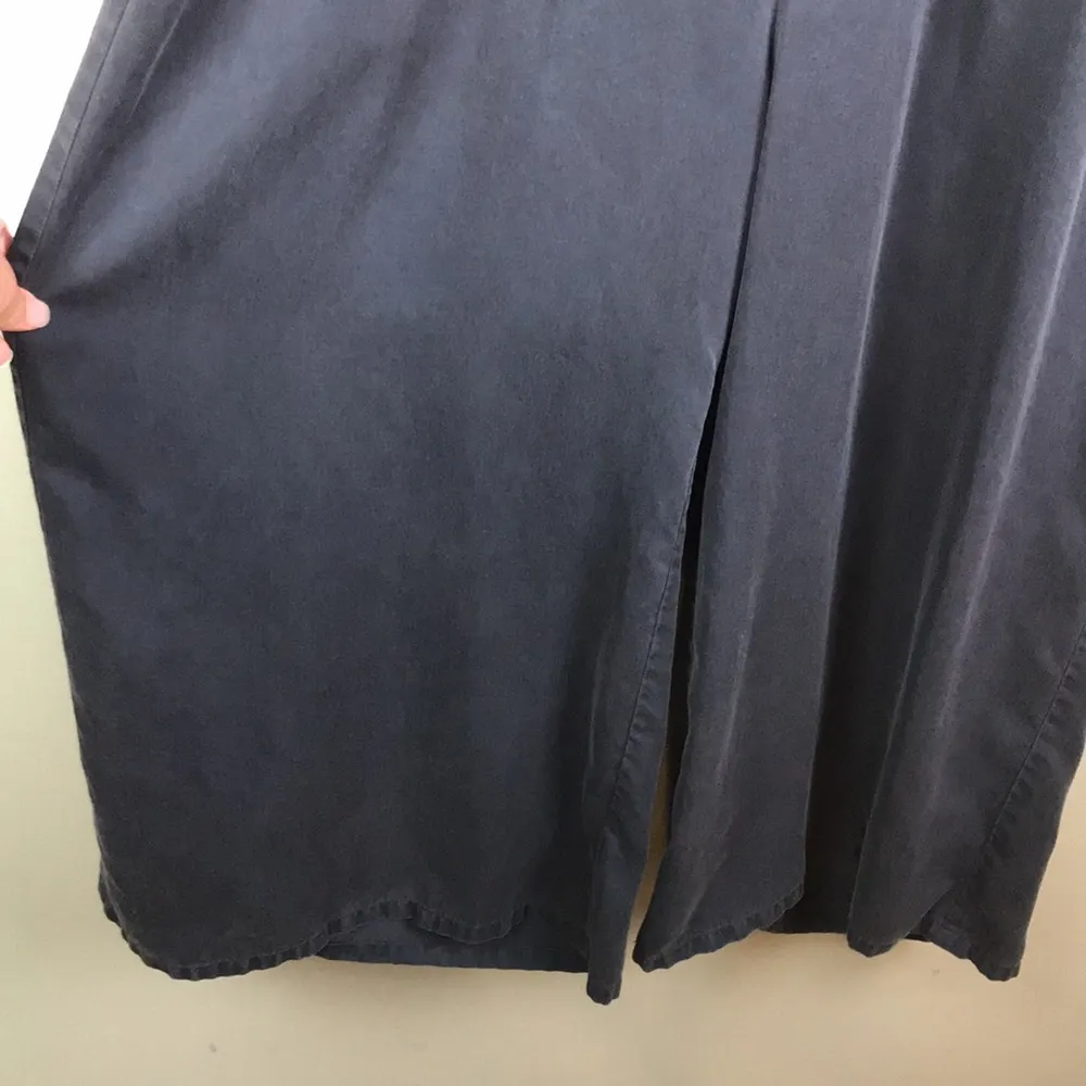 Eileen Fisher Women’s Slate Gray Elasticized Waist Wide Leg Tank Jumpsuit - Image 3