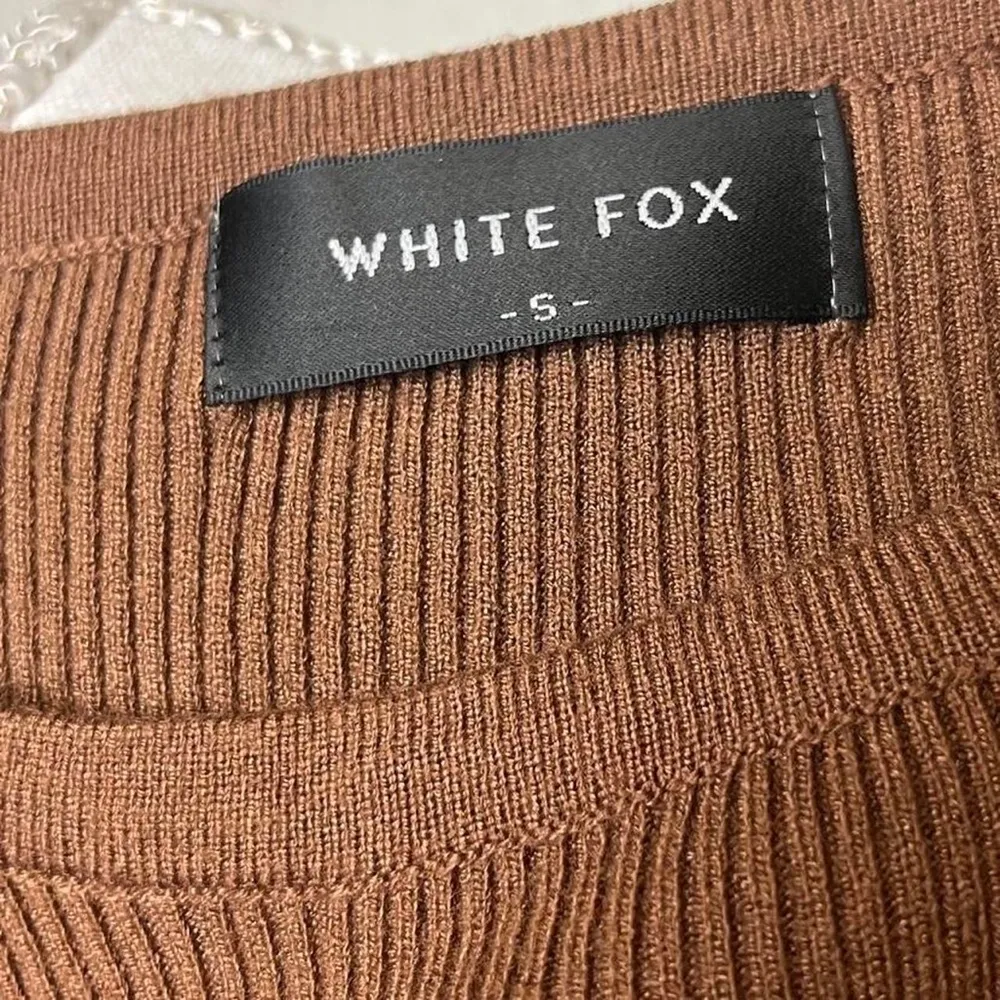 White Fox Boutique White Fox Brown Ribbed Long Sleeve - Image 3