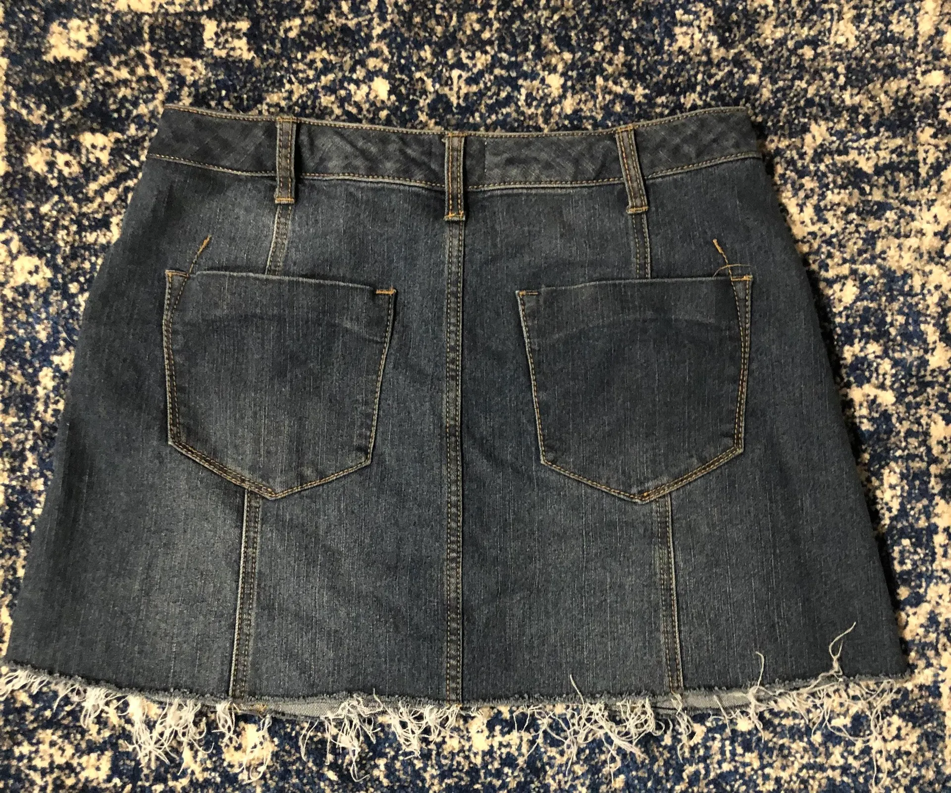 Jean Skirt Blue Size L - Image 5