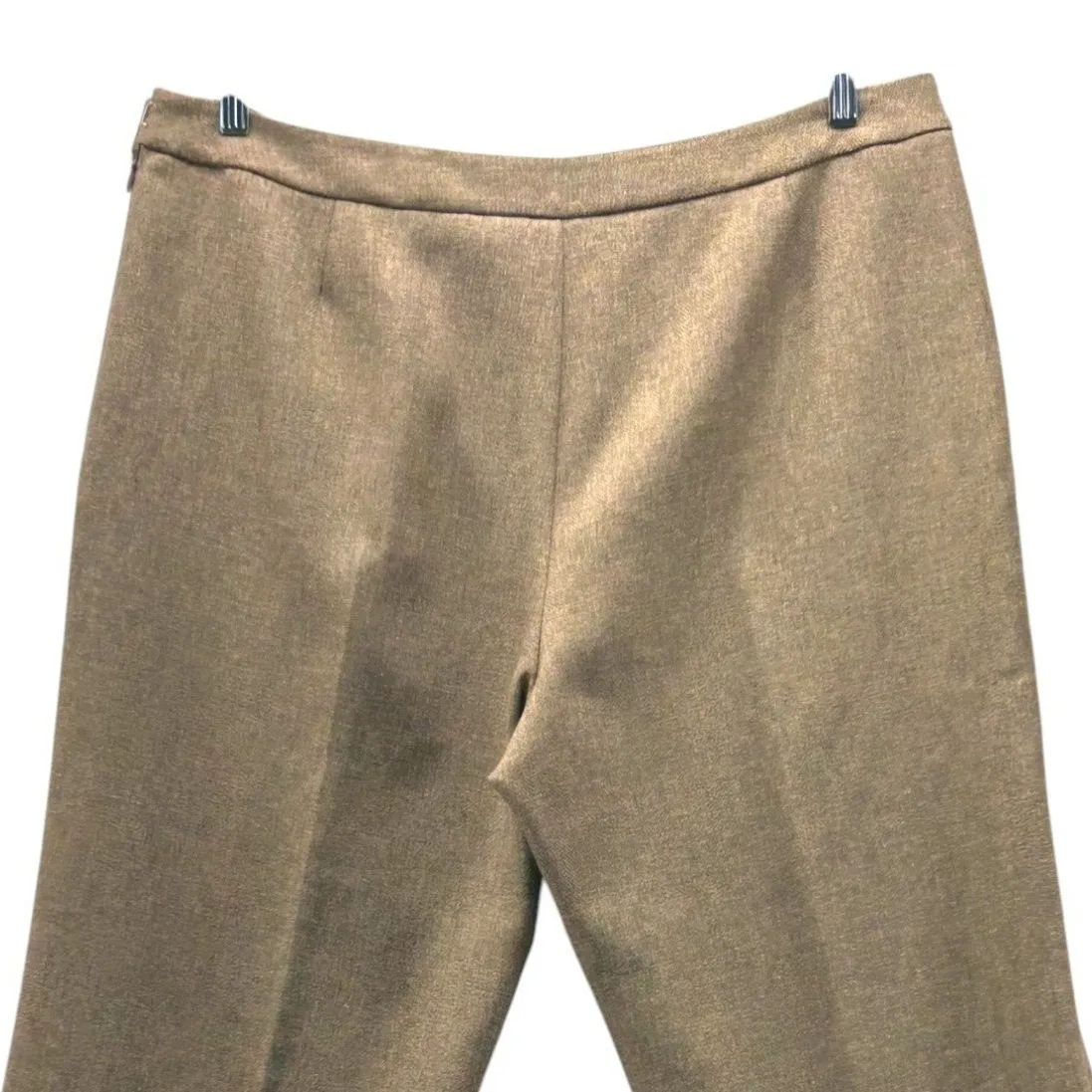 Suit Studio Womens Blazer Pants Suit Size 16 Professional Career Office Workwear Tan - Image 6