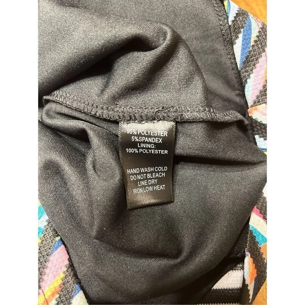 Lulus When Worlds Collide Kaleidoscope Body con Dress Size XSmall - Image 6