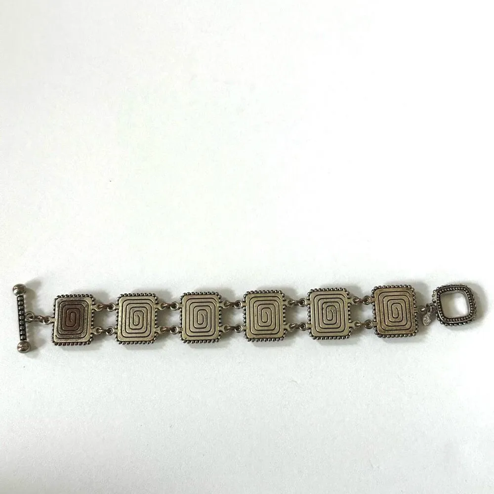 Premier Designs  reversible yellow spiral bracelet - Image 5