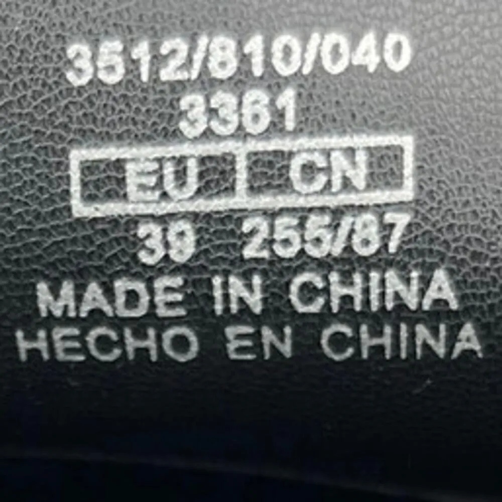 Zara Black Patent Leather Square Toe Chunky Platform Loafer Shoes Sz EU 39 US 8 - Image 5