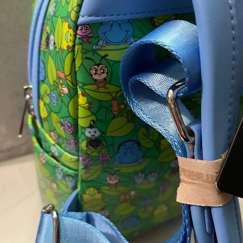 Loungefly Pixar Bug's Life Backpack Green Multicolor NWT - Image 5