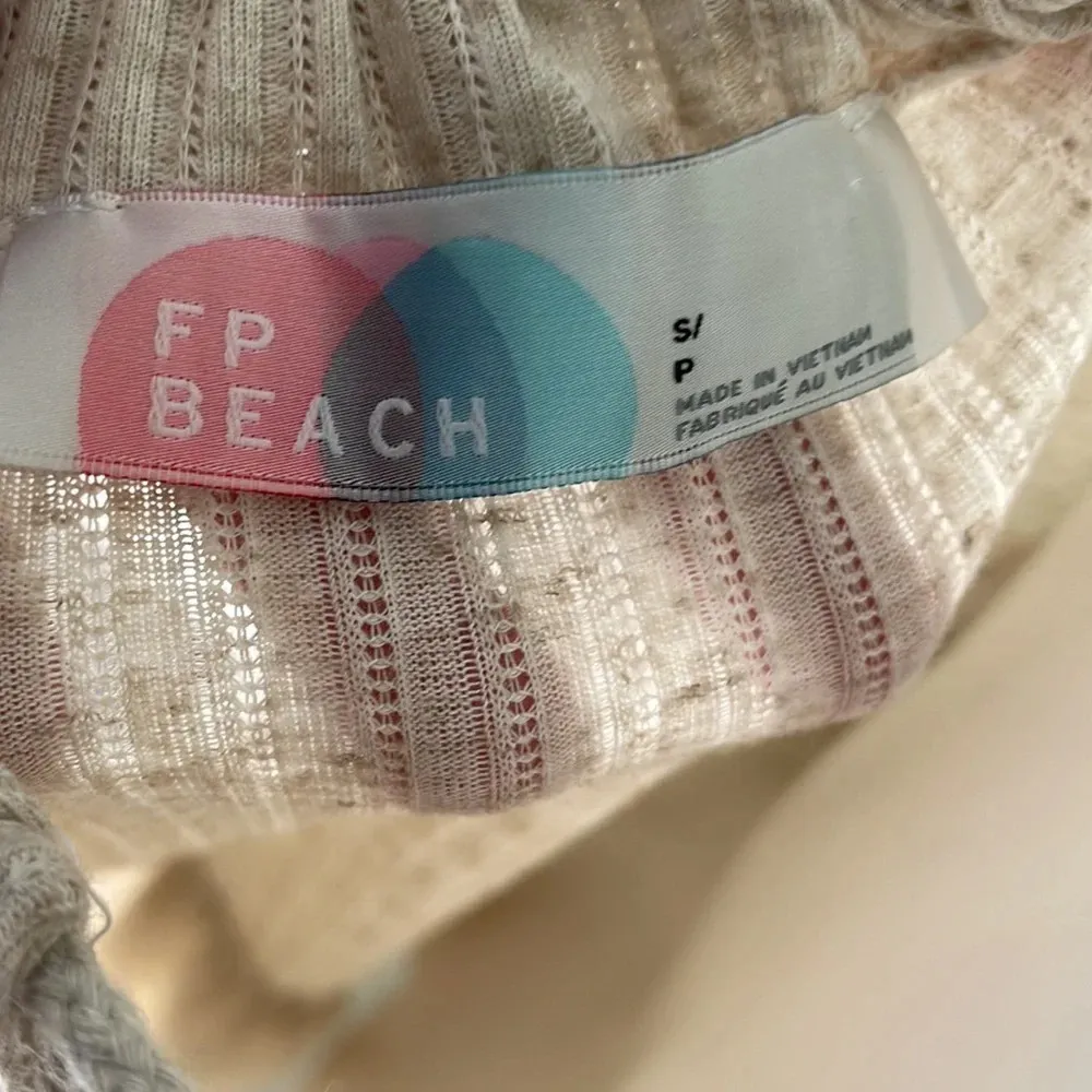 Free People FP BEACH Boho Tassel Rosalind Ruffle Tunic Dress - Image 10