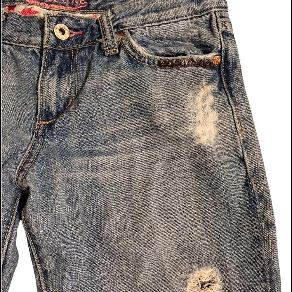 Rare Miss Me Distressed Destroyed Boot Leg Jeans - Image 7