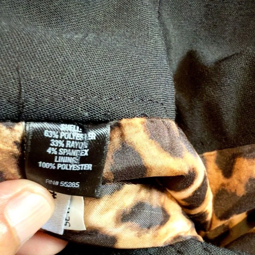 Express Design Studio Women's  Skirt Black Knee Length Pencil Skirt Sz 8 Retro - Image 6