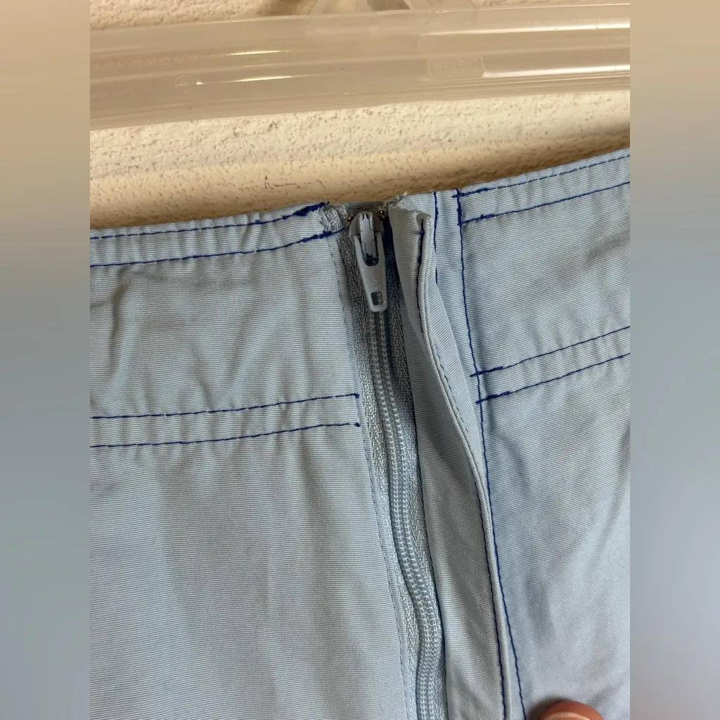 Vintage Nike Y2K Woman’s Blue Casual Lightweight Summer Shorts Size XL (16-18) - Image 3