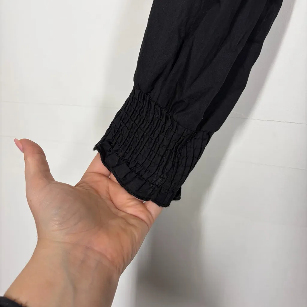 Anthropologie Structured Long Sleeve Blouse Size XS - Image 8